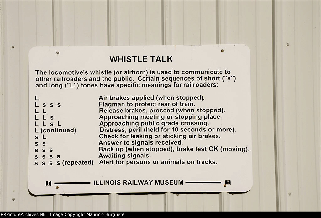 Whistle talk